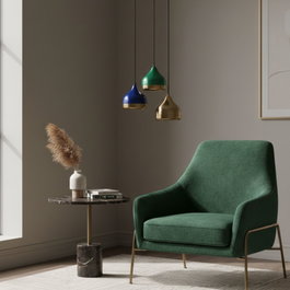 Opviq Lámpara de Araña de Metal Multicolor con Altura Ajustable